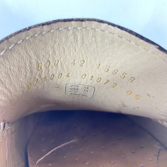 Ecco Brown Leather Slip On Men Loafers Size 42 / 8 - Picture 8 of 8